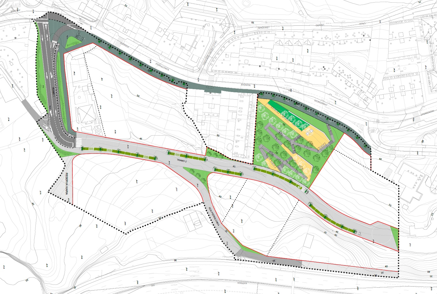 La Xunta destina 3,3 M€ a la urbanización residencial de Pedralonga para acoger a los afectados por las expropiaciones del nuevo hospital público de A Coruña que contará con 17 nuevas viviendas
