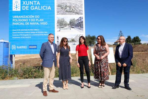 La Xunta tiene en marcha inversiones que suman 105 M€ para urbanizar y construir las primeras 359 viviendas de promoción pública en la ampliación de Navia