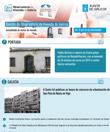 Boletín do 16 ao 30 de novembro de 2018