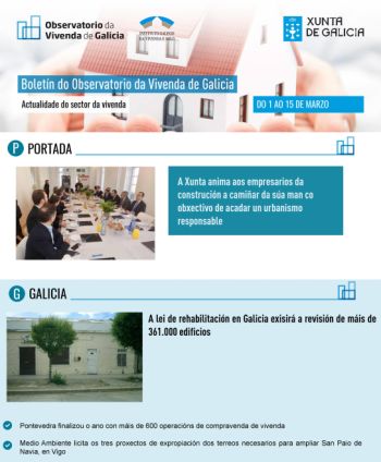 Boletín do 1 ao 15 de marzo de 2019