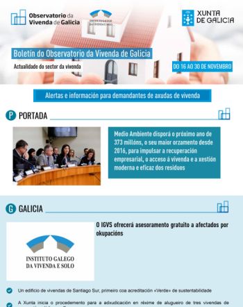 Boletín do 16 ao 30 de novembro de 2020