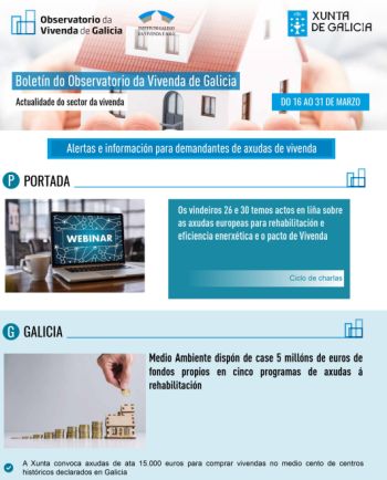 Boletín do 16 ao 31 de marzo de 2021