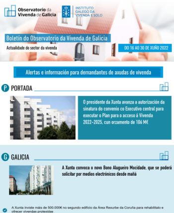 Boletín do 16 ao 30 de xuño de 2022