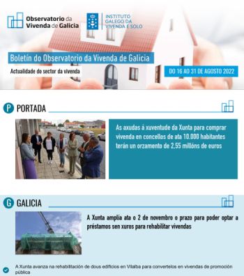 Boletín do 16 ao 31 de agosto de 2022