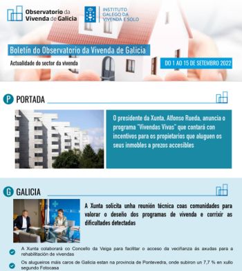 Boletín do 1 ao 15 de setembro de 2022