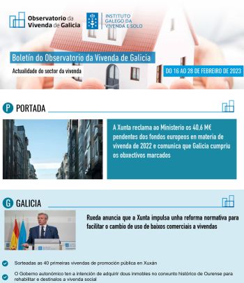 Boletín do 16 ao 28 de febreiro de 2023
