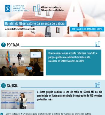 Boletín do 16 ao 31 de marzo de 2023