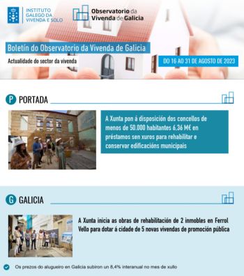 Boletín do 16 ao 31 de agosto de 2023