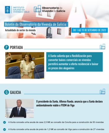 Boletín do 1 ao 15 de setembro de 2023