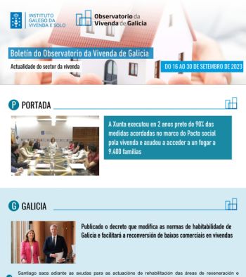 Boletín do 16 ao 30 de setembro de 2023