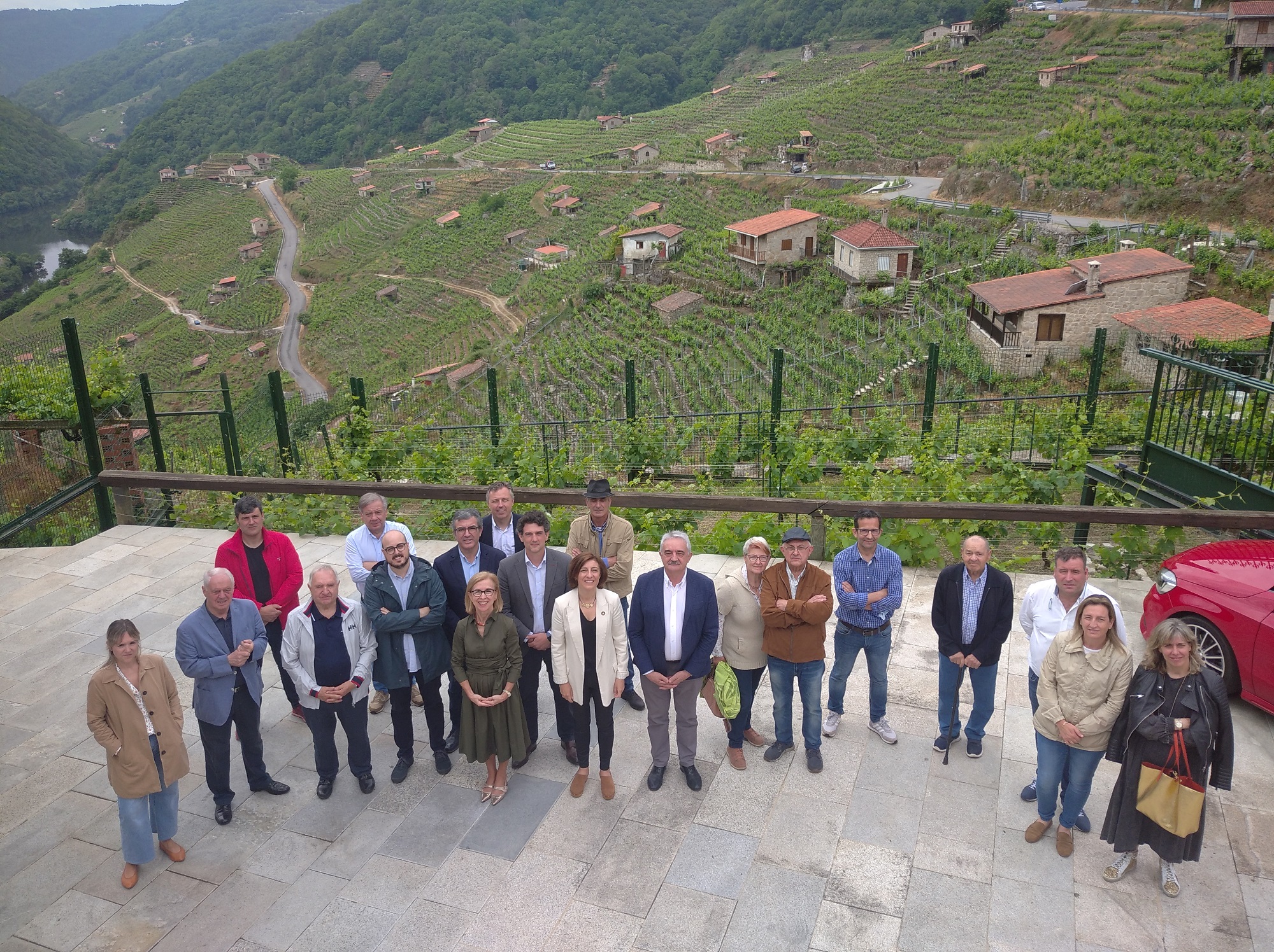 La Xunta aprueba inicialmente el Plan territorial especial de la parroquia de San Fiz de Asma para preservar y ordenar una de los paisajes singulares de la Ribeira Sacra